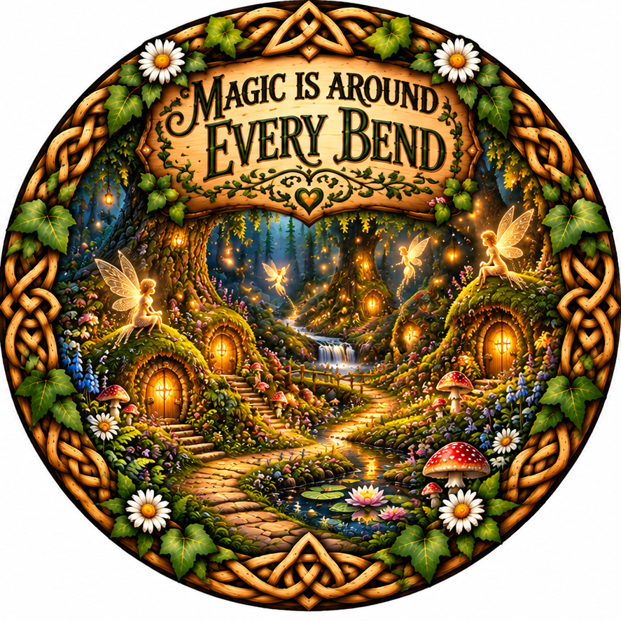 Take the Scenic Route – Magical Woodland Ceramic Car Coaster Set