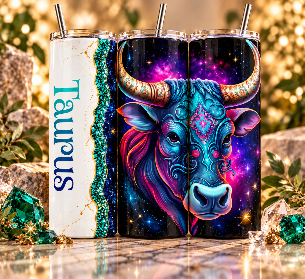 Taurus Zodiac Tumbler