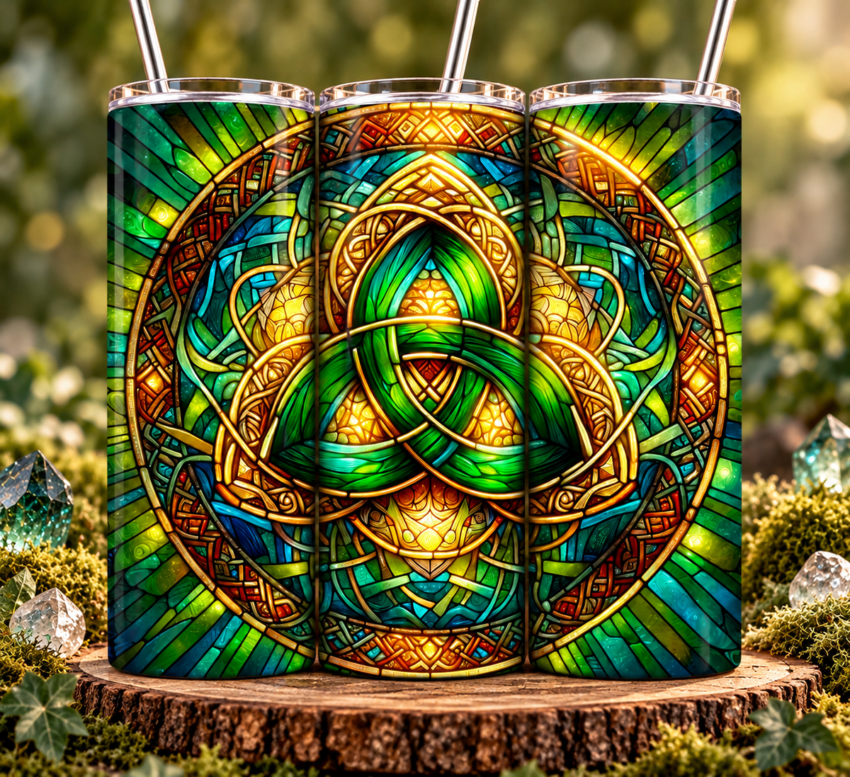 Emerald Celtic Knot Tumbler