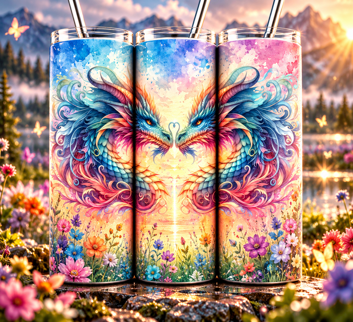 Dragon's Mirror of the Rainbow Sky