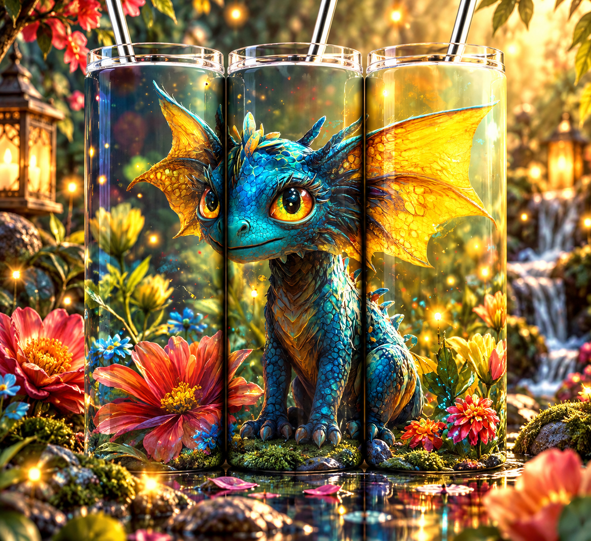 George the Dragon 20 oz Tumbler