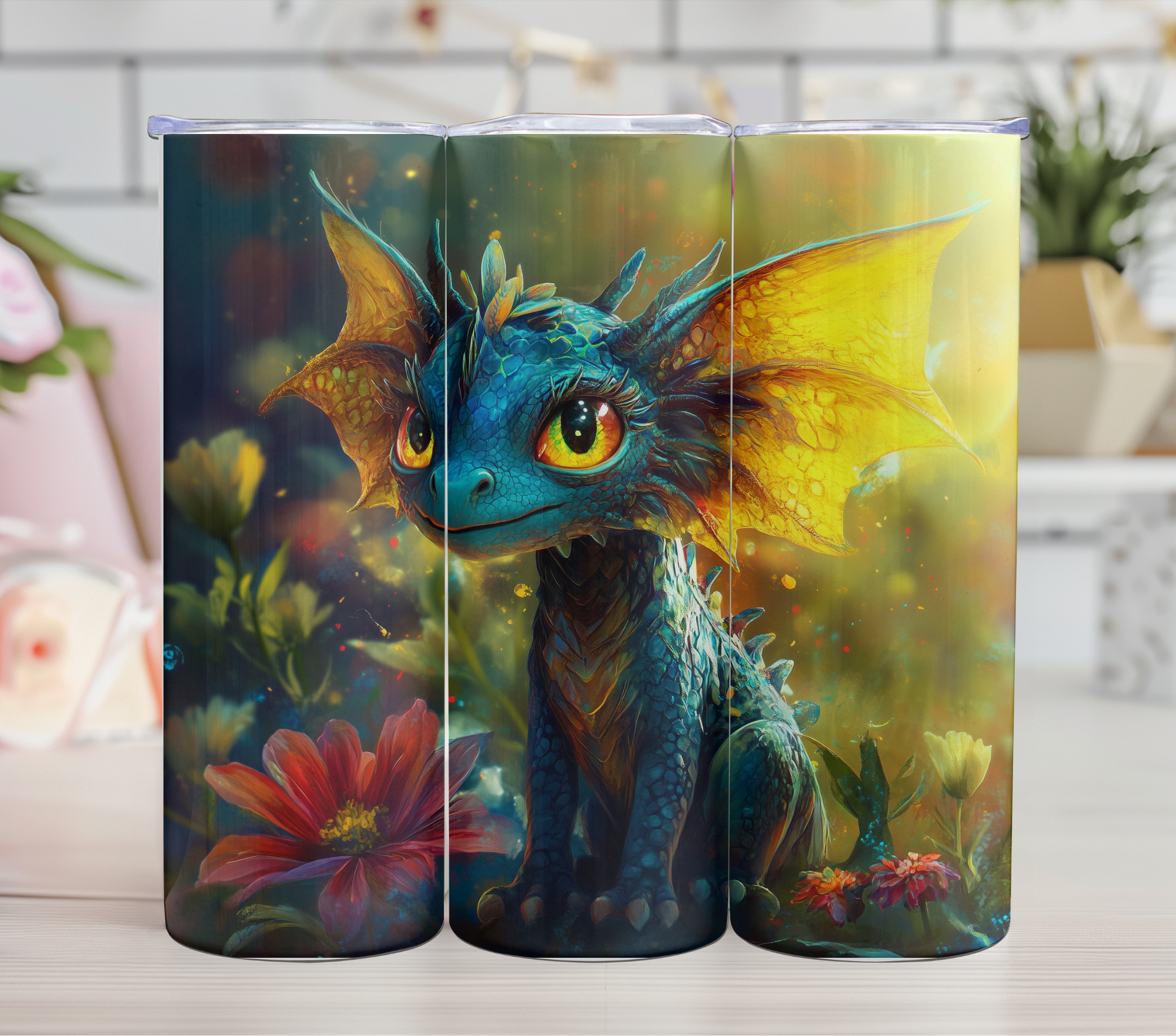 George the Dragon 20 oz Tumbler