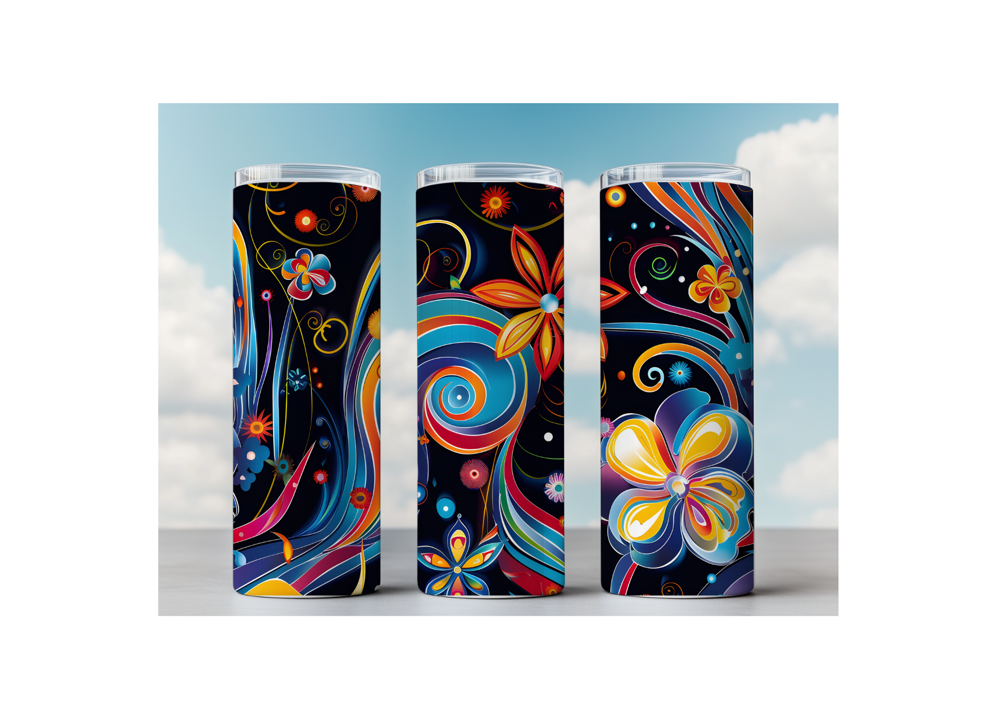 Island Bloom 20 oz Tumbler
