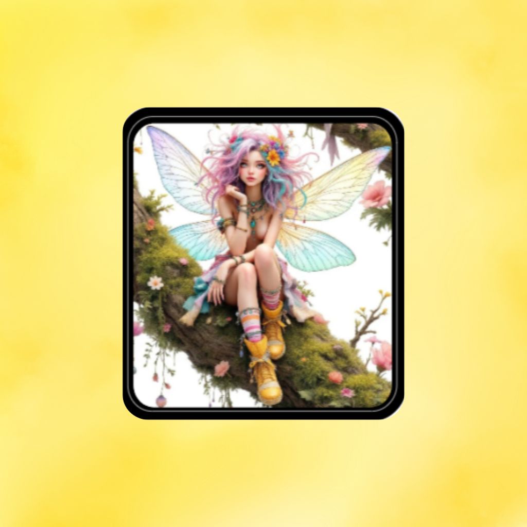 In the Eyes of a Fairy Waterproof Sticker 3.5 x 3.5