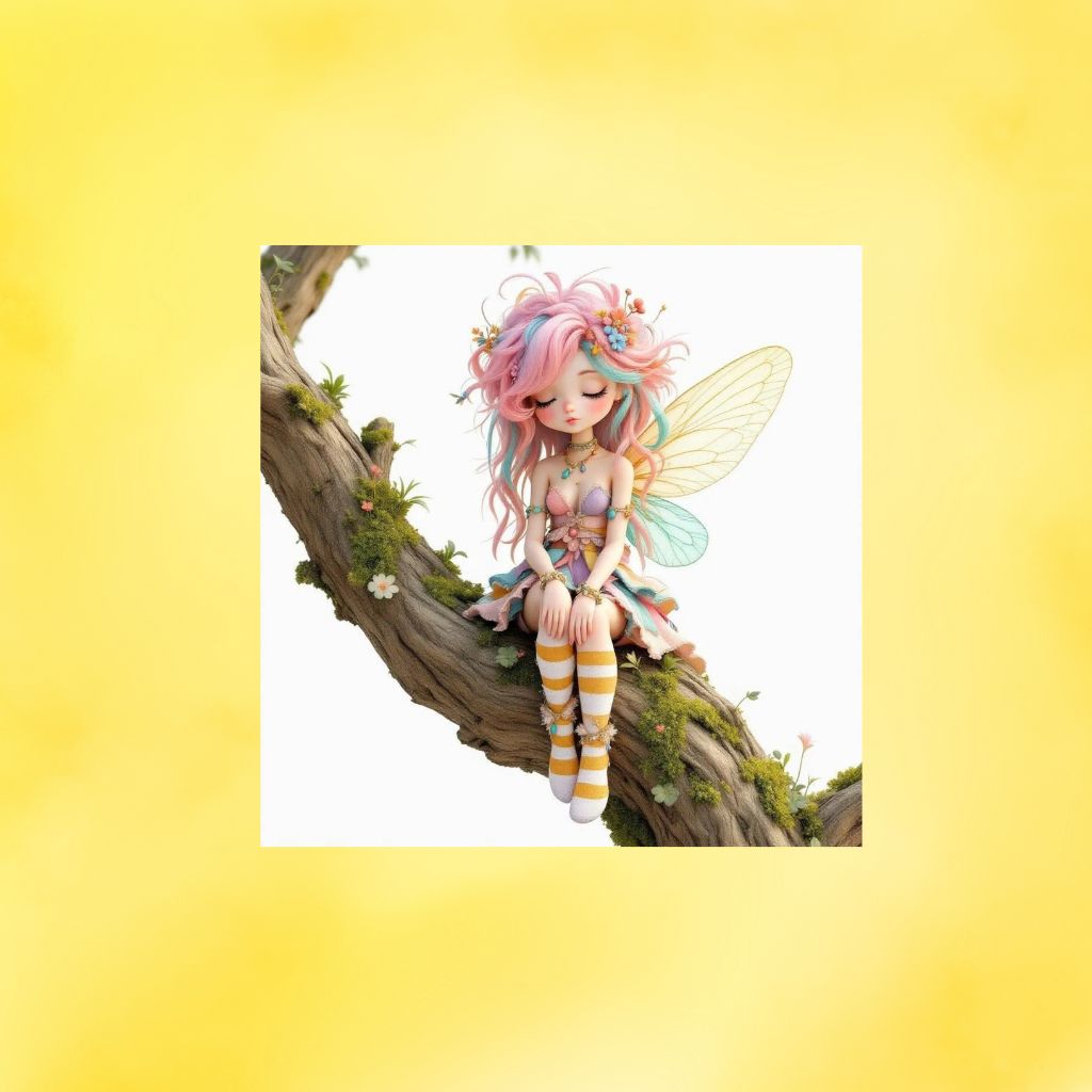"Little Dreamer" Fairy Sticker
