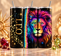 Leo Zodiac Skinny Tumbler