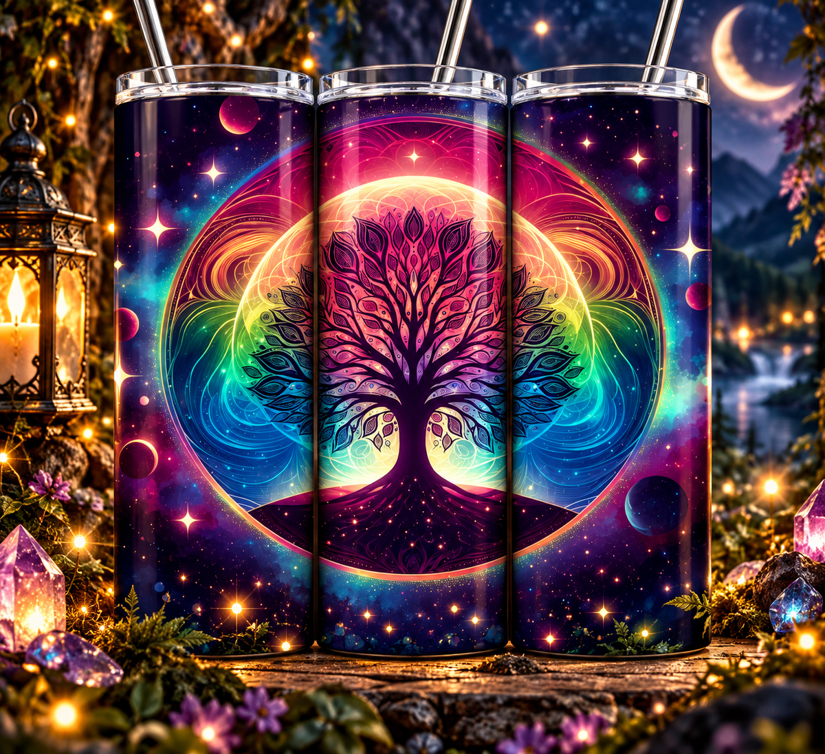 Glorious Night Tree Tumbler