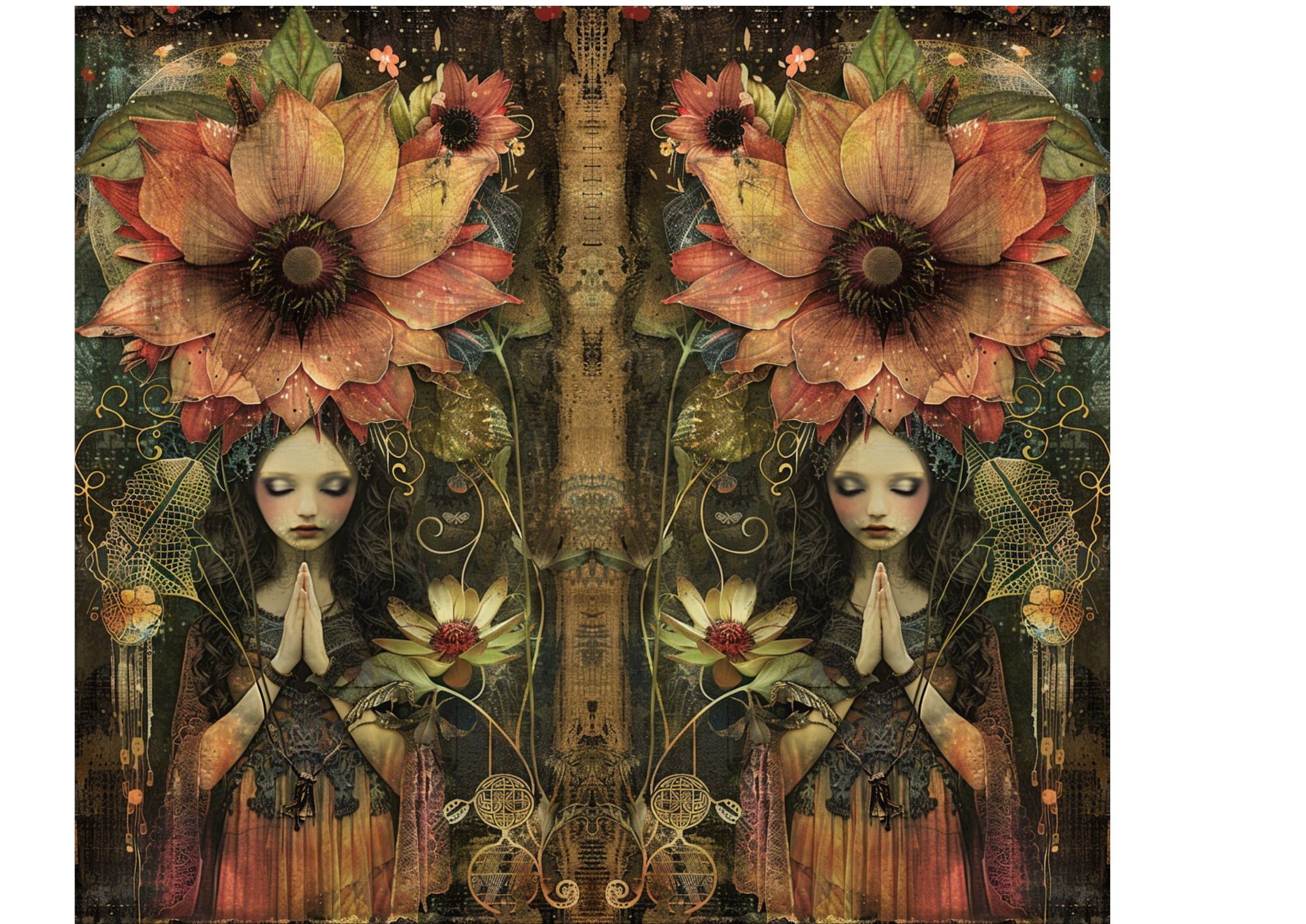 Peace, Love & Flower Girl 20 oz Tumbler