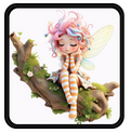 Dreaming Fairy Sticker