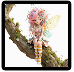 "Little Dreamer" Fairy Sticker
