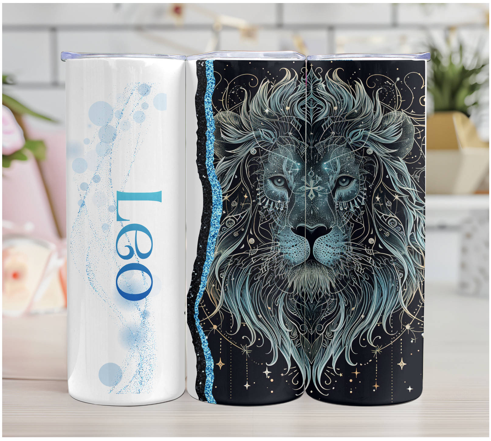 Leo Zodiac Skinny Tumbler