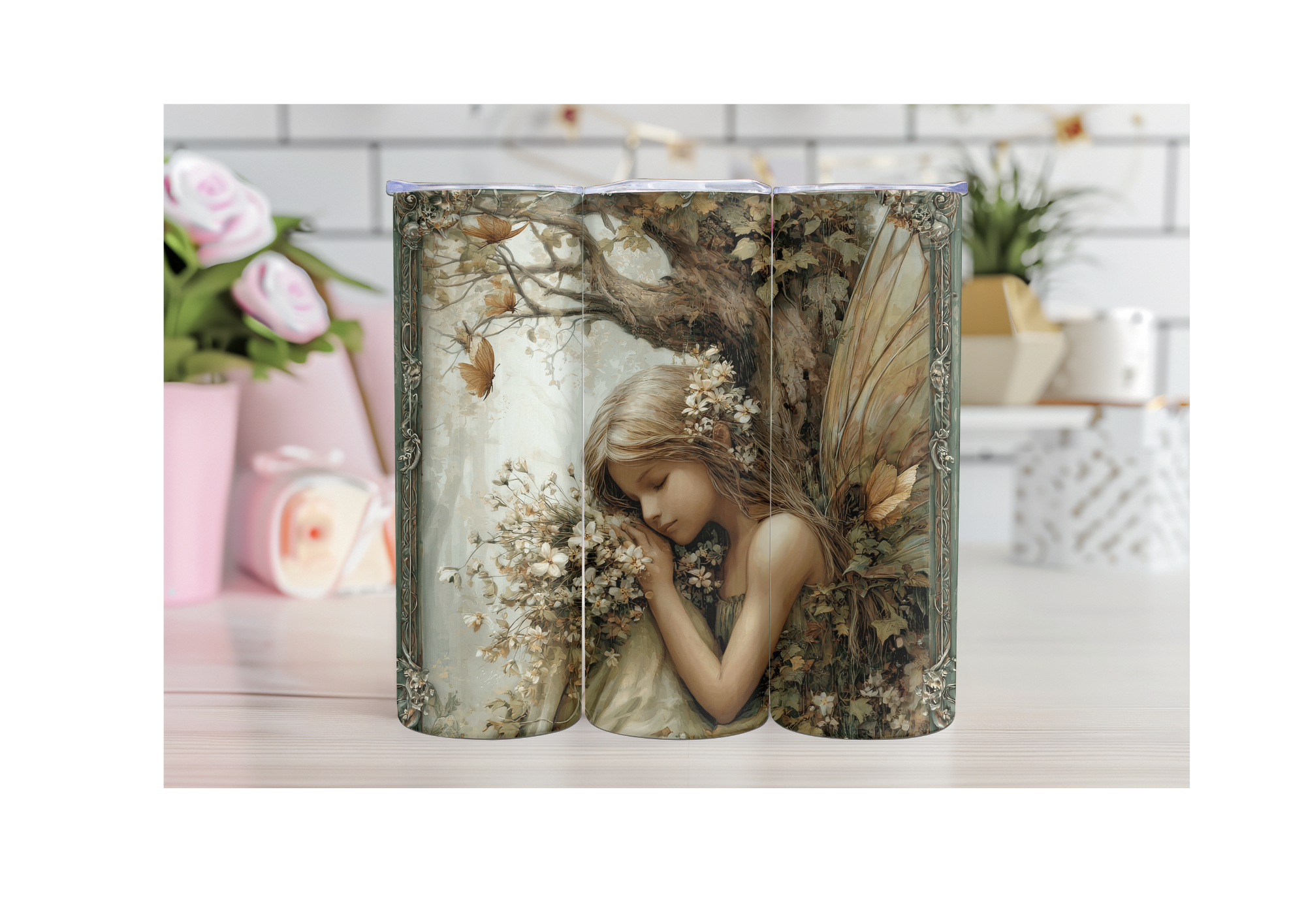 "Woodland Slumber" Fairy Tumbler