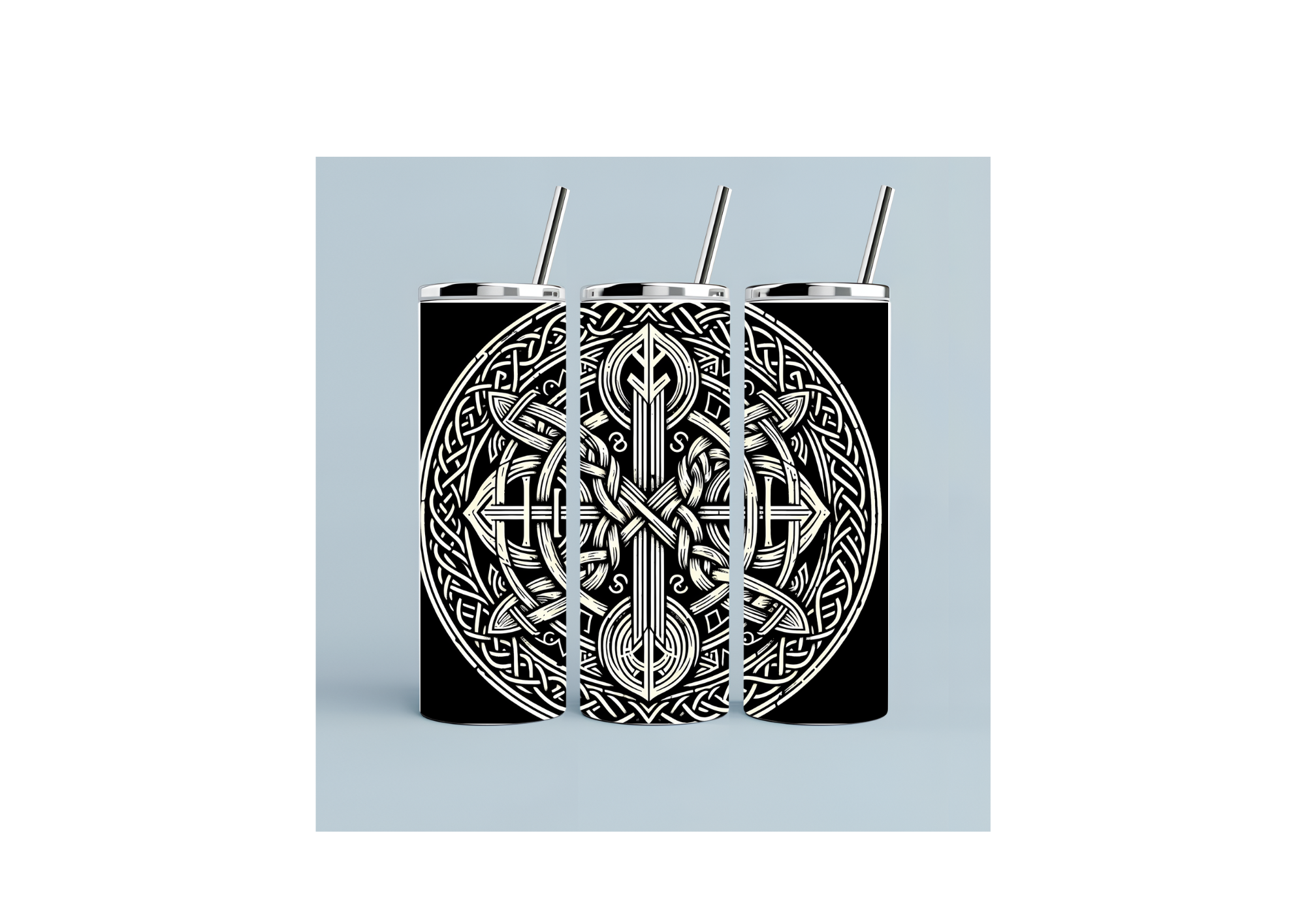 Viking Shield Celtic Design 20oz Tumbler