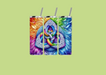 Fiery Rainbow Celtic Cross 20oz Tumbler