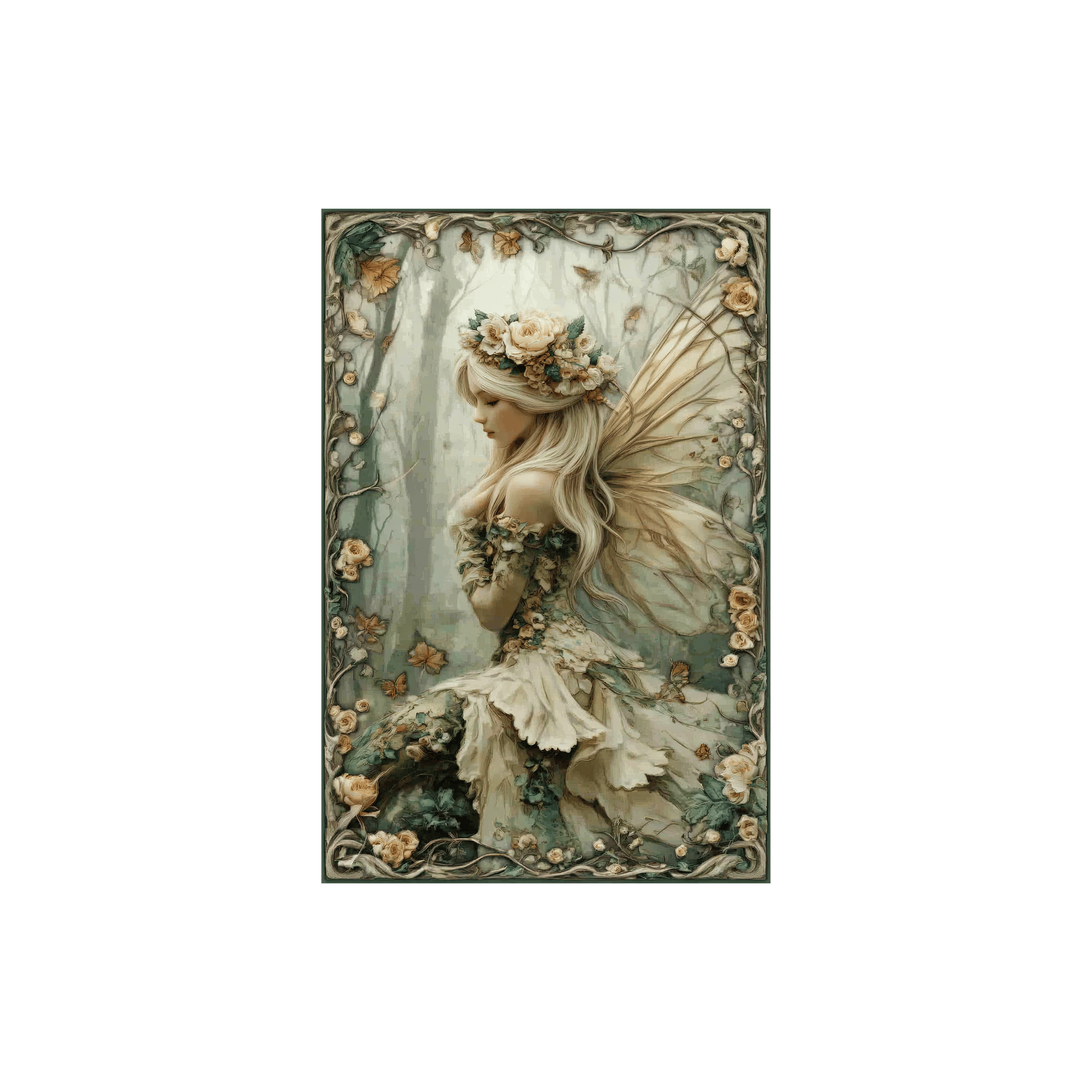 Enchanted Forest Fairy Waterproof Sticker