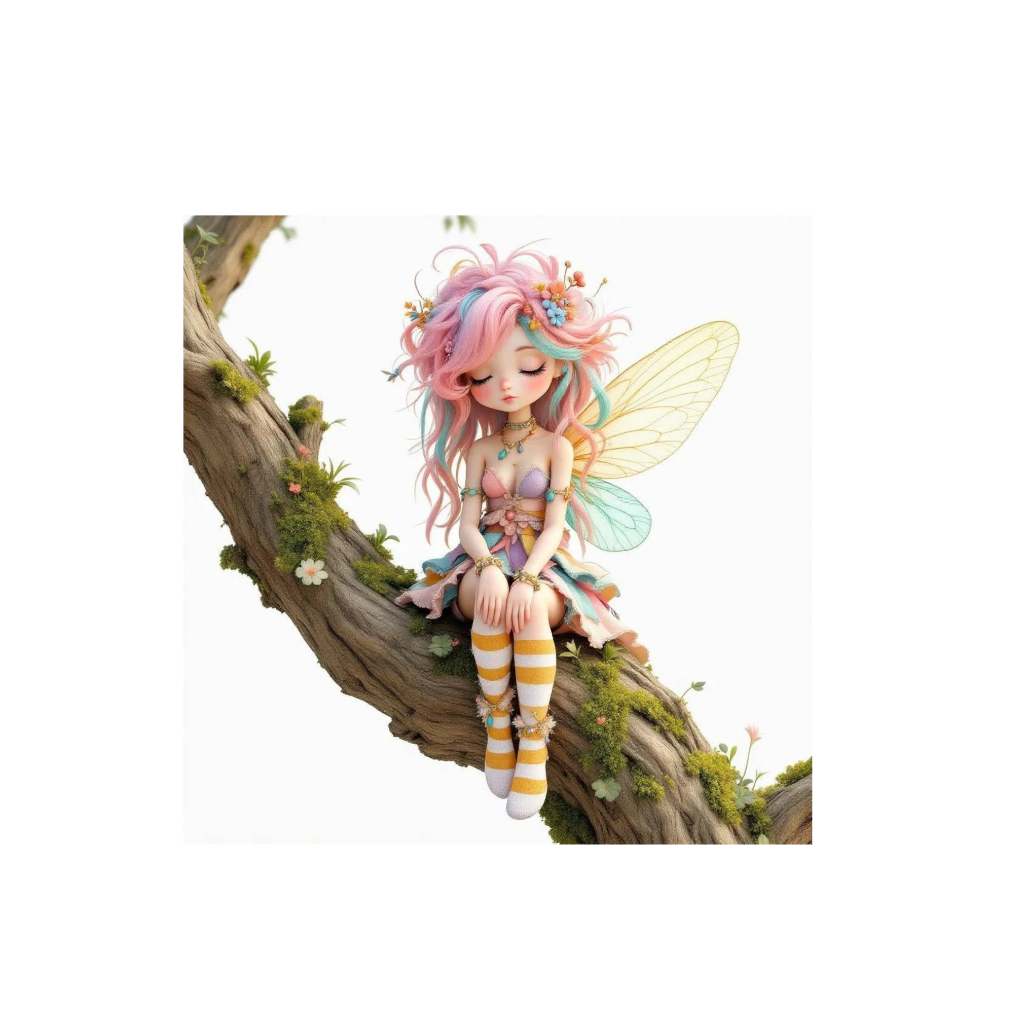 "Little Dreamer" Fairy Sticker