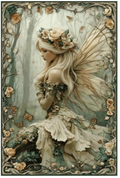 Enchanted Forest Fairy Waterproof Sticker